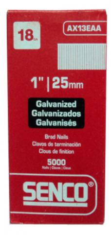 Senco 18Ga X 1" MED  ** CALL STORE FOR AVAILABILITY AND TO PLACE ORDER **
